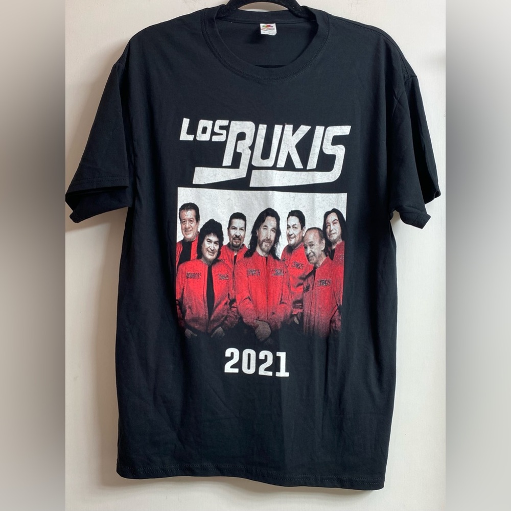 Los Bukis Classic 2021 T-Shirt black size L. Unisex.